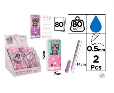 Opakowanie Notes BDGirls z długopisem MIX