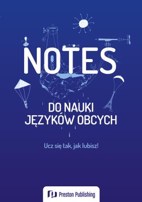 Okładka książki Notes do nauki języków obcych (granatowy)
