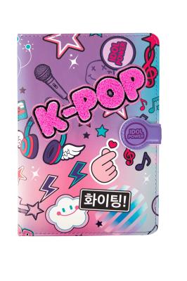 Opakowanie Notes K-Pop A5 z magnetycznym zapięciem Rainbow