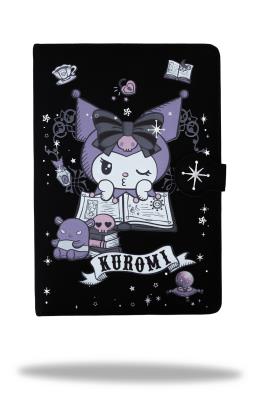 Opakowanie Notes Kuromi A5 80k.linia z magnetycznym zamkiem wzór 1