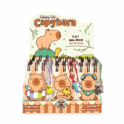 Opakowanie Notes mini 2w1 Kapibara 1szt.mix