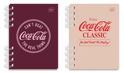 Opakowanie Notes na spirali 80K kratka Coca Cola (10szt)
