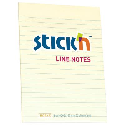 Opakowanie Notes samoprzylepny 203x152mm 50K żółty pastel