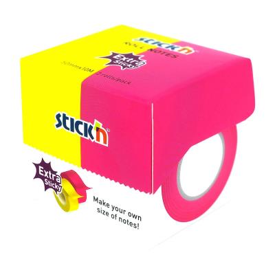 Opakowanie Notes samoprzylepny 2x25mmx10m żółty-róż neon