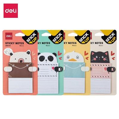 Opakowanie Notes samoprzylepny 76x101mm 15K mix DELI