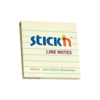 Opakowanie Notes samoprzylepny 76x76mm 100K żółty pastel