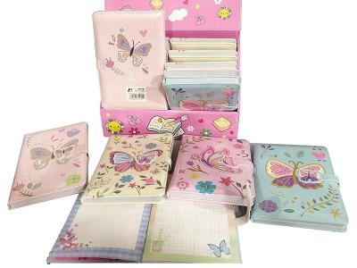 Opakowanie Notes z Motylem 19x13cm MIX