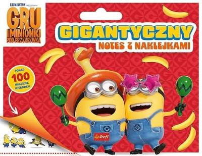 Opakowanie Notes z naklejkami Minionki TREFL