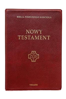 Opakowanie Nowy Testament BPK kieszonkowy bordo