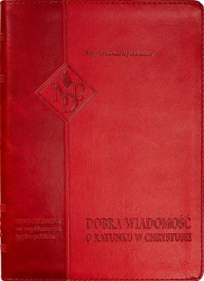 Okładka książki Nowy testament NPD, czerwona z paginatorami