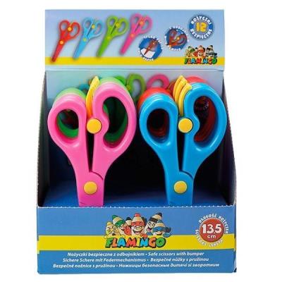 Opakowanie Nożyczki bezpieczne z odbojnikiem 13,5cm (12szt)