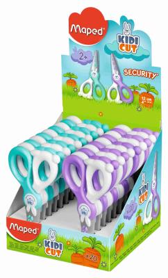 Nożyczki Kidicut dla dzieci 12cm 1szt.mix. Wydawca: Maped. SmakLiter.pl Opakowanie Nożyczki Kidicut dla dzieci 12cm 1szt.mix