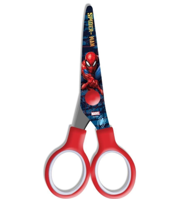 Nożyczki metalowe Spiderman 13,5cm. Wydawca: Diakakis. SmakLiter.pl Opakowanie Nożyczki metalowe Spiderman 13,5cm
