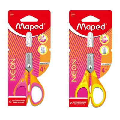 Nożyczki szkolne Neon Soft 13cm mix MAPED. Wydawca: Maped. SmakLiter.pl Opakowanie Nożyczki szkolne Neon Soft 13cm mix MAPED