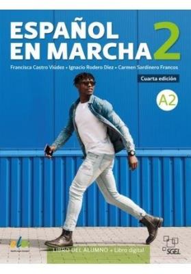 Okładka książki Nuevo Espanol en marcha 2 podręcznik w.4