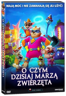 O czym dzisiaj marzą zwierzęta DVD. Autor: Ricard Cussó. SmakLiter.pl Okładka książki O czym dzisiaj marzą zwierzęta DVD