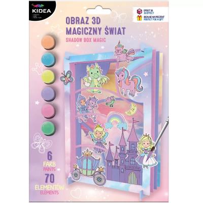 Opakowanie Obraz 3D magiczny świat Kidea