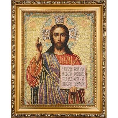 Opakowanie Obraz Haftowany Jezus Pantokrator 27,5x22cm