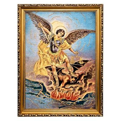 Opakowanie Obraz Haftowany Michał Archanioł 42x32cm