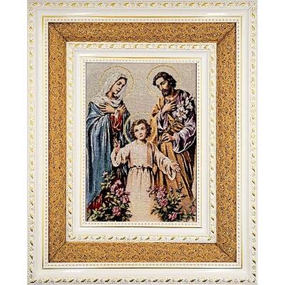 Opakowanie Obraz Haftowany Święta Rodzina podwójna rama 38x32