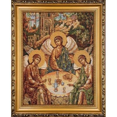 Opakowanie Obraz Haftowany Trójca Św. Rublowa 22x27,5cm