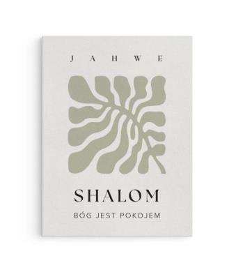 Opakowanie Obraz na płótnie - Imiona Boga - Shalom