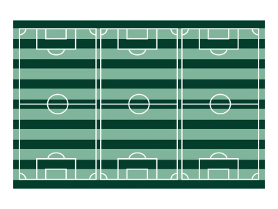 Obrus Boisko piłkarskie 120x180cm mix. Wydawca: PartyDeco. SmakLiter.pl Opakowanie Obrus Boisko piłkarskie 120x180cm mix