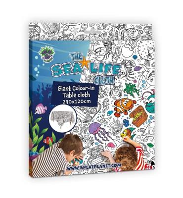 Opakowanie Obrus do pomalowania Morskie życie 240x120cm