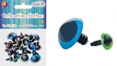 Opakowanie Oczka wciskane plastikowe 20szt