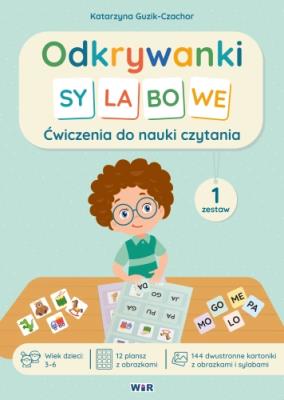 Okładka książki Odkrywanki Sylabowe ćwiczenia do nauki czytania zestaw 1