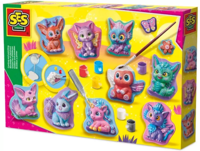 Odlew i malowanie + fabry urocze figurki Fantasy. Wydawca: SES. SmakLiter.pl Opakowanie Odlew i malowanie + fabry urocze figurki Fantasy