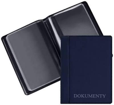 Opakowanie OKŁADKA NA DOKUMENTY MINI PREMIUM GRANAT