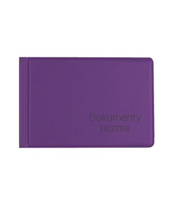 Opakowanie Okładka na dokumenty ucznia małe violet