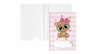 Okładka na książeczkę zdrowia dziecka plusz serca. Wydawca: biurfol. SmakLiter.pl Opakowanie Okładka na książeczkę zdrowia dziecka plusz serca