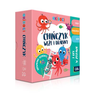 Opakowanie OKODOKI Gra Chińczyk Weże i drabiny