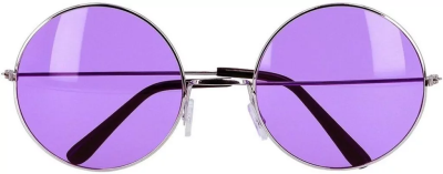 Okulary Hippie XL fiolet. Wydawca: Boland. SmakLiter.pl Opakowanie Okulary Hippie XL fiolet