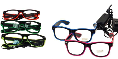 Opakowanie Okulary ze świecącymi oprawkami LED MIX