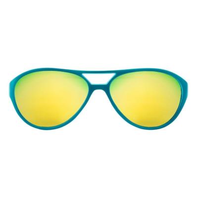 Opakowanie Okulary zielone lustrzane soczewki + etui 36m+