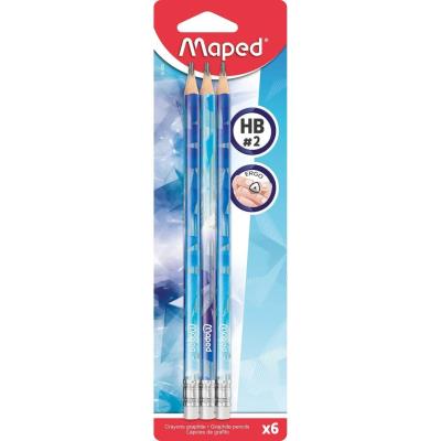 Opakowanie Ołówek Arctic HB z gumką 6szt MAPED
