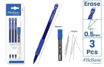 Opakowanie Ołówek automatyczny HB 0.5mm 3szt + rysiki