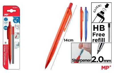 Opakowanie Ołówek automatyczny + rysiki 2.0mm MIX