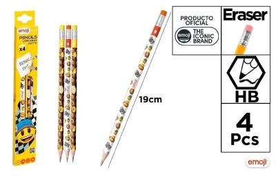 Opakowanie Ołówek Emoji HB 4szt