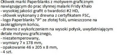 Opakowanie Ołówek Frida 4szt