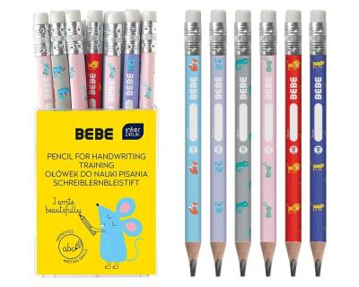 Ołówek jumbo do nauki pisania BEBE Kids (36szt). Wydawca: INTERDRUK. SmakLiter.pl Opakowanie Ołówek jumbo do nauki pisania BEBE Kids (36szt)
