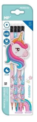 Opakowanie Ołówek sześciokątny HB z dodatk. gumką Jednorożec