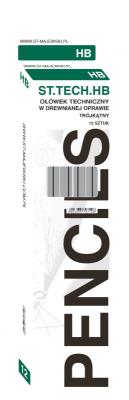 Opakowanie Ołówek techniczny HB trójkątny 12 szt.