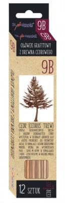 Opakowanie Ołówek z drewna cedrowego 9B 12 szt.