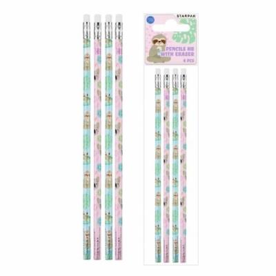 Opakowanie Ołówek z gumką HB Koala 4szt