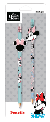 Opakowanie Ołówek z gumową nakładką 2 szt. Disney fashion mix
