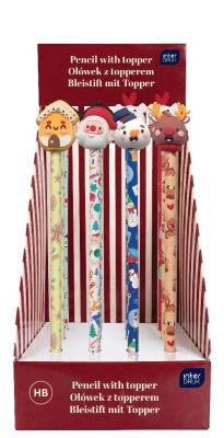 Opakowanie Ołówek z toperem Christmas (12szt)